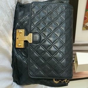 Marc Jacobs - black baroque xl single leather bag